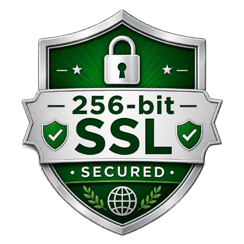 256-bit SSL Secured