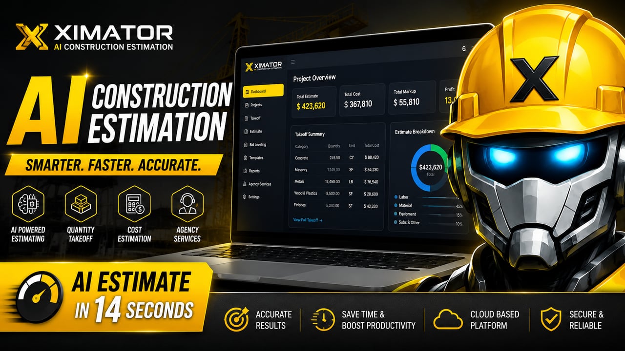 Ximator AI construction estimation demo preview